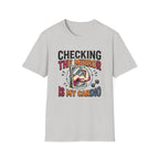 Checking the mirror is my Cardio T-Shirt