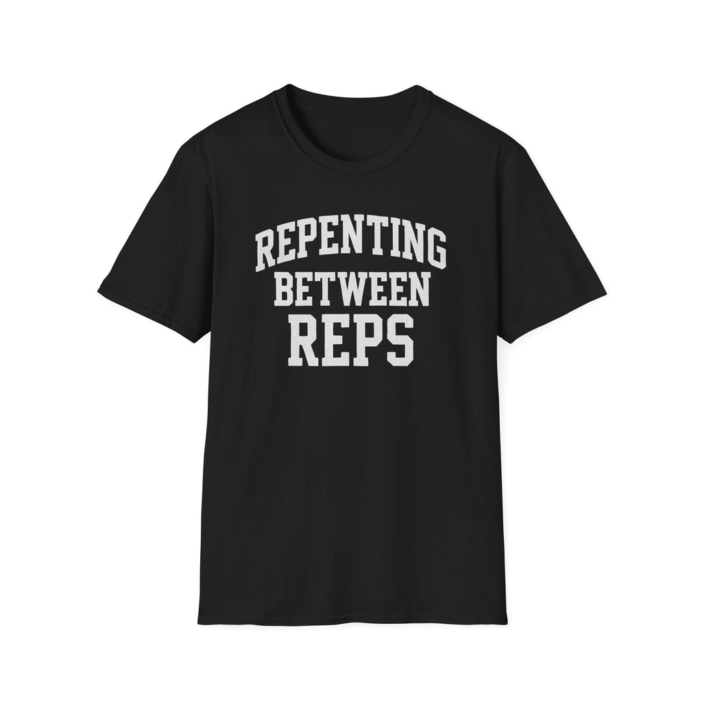 Repenting Between Reps – Bold Faith & Fitness  Tshirt