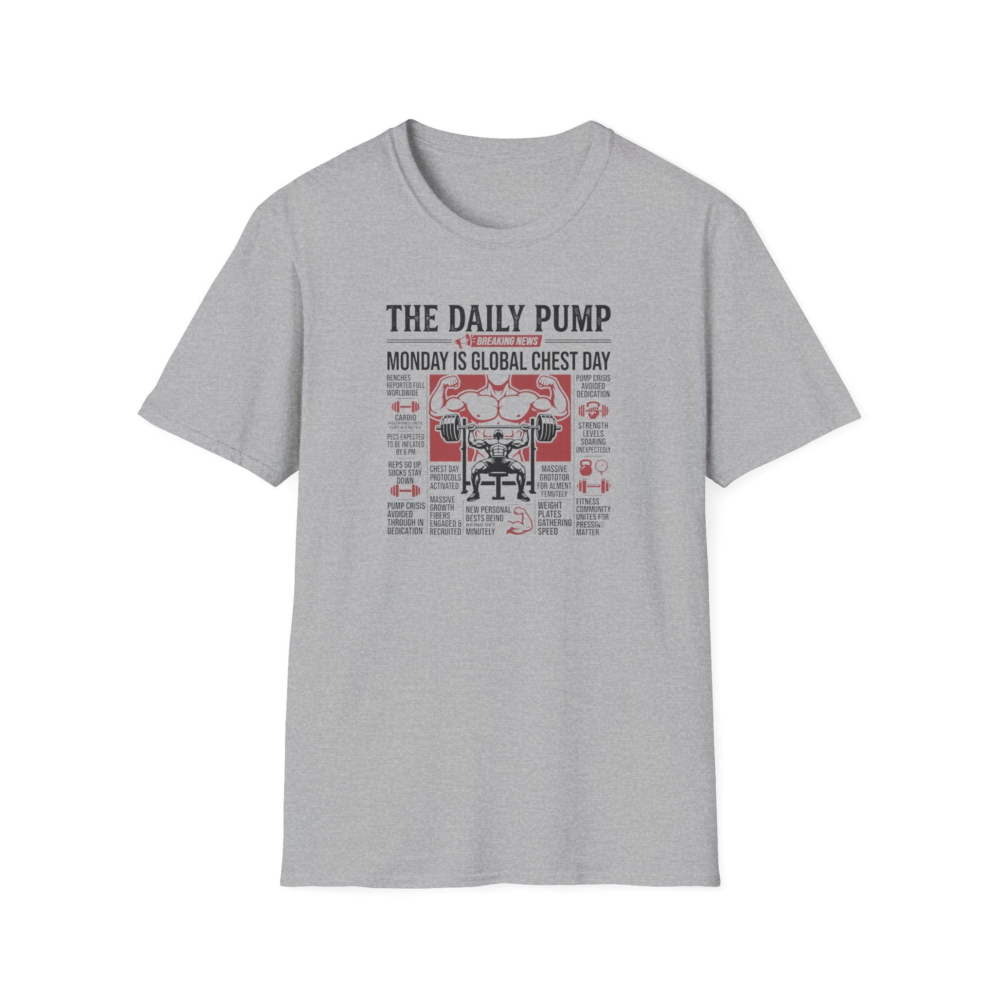 Monday is Global chest day - Breaking news T-Shirt