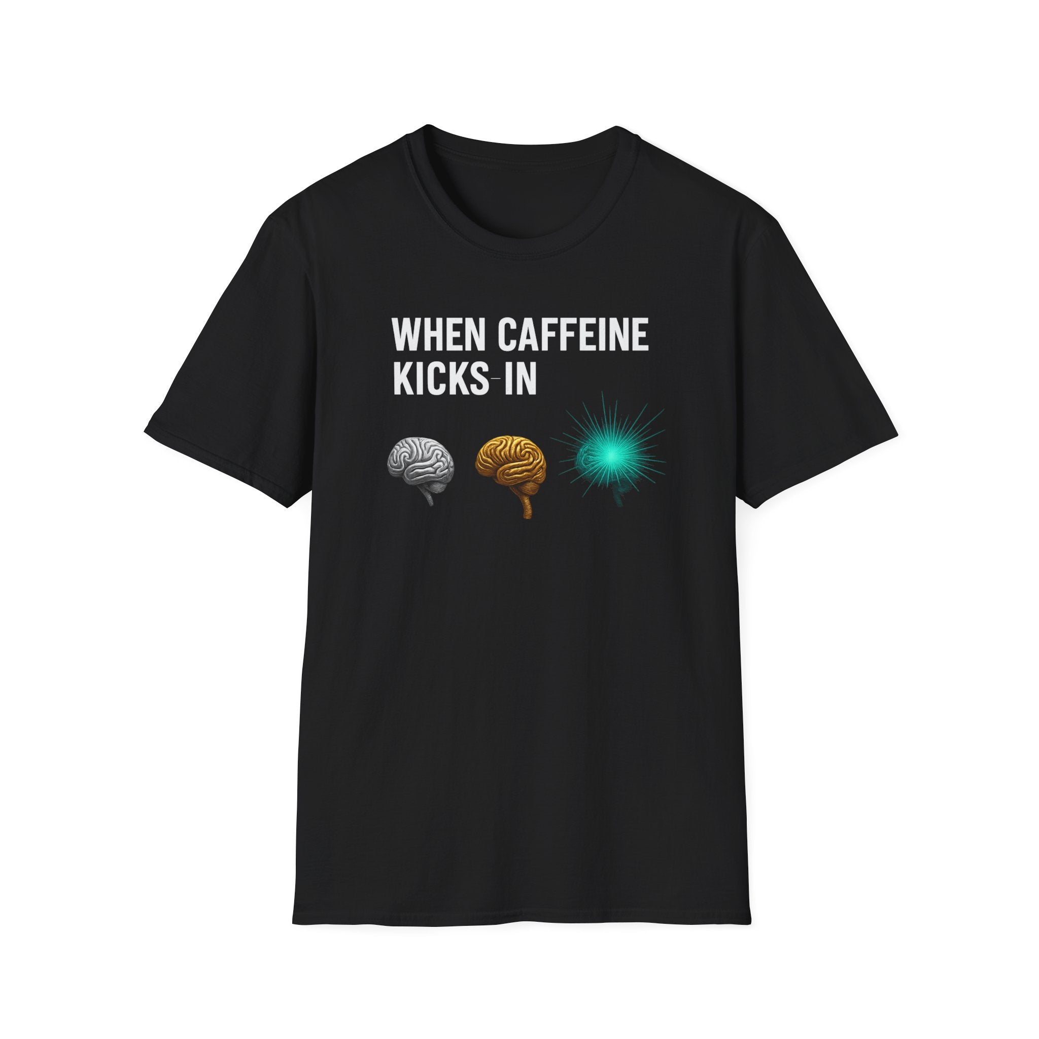When Caffeine Kicks In – Brain Upgrade Sequence T-Shirt