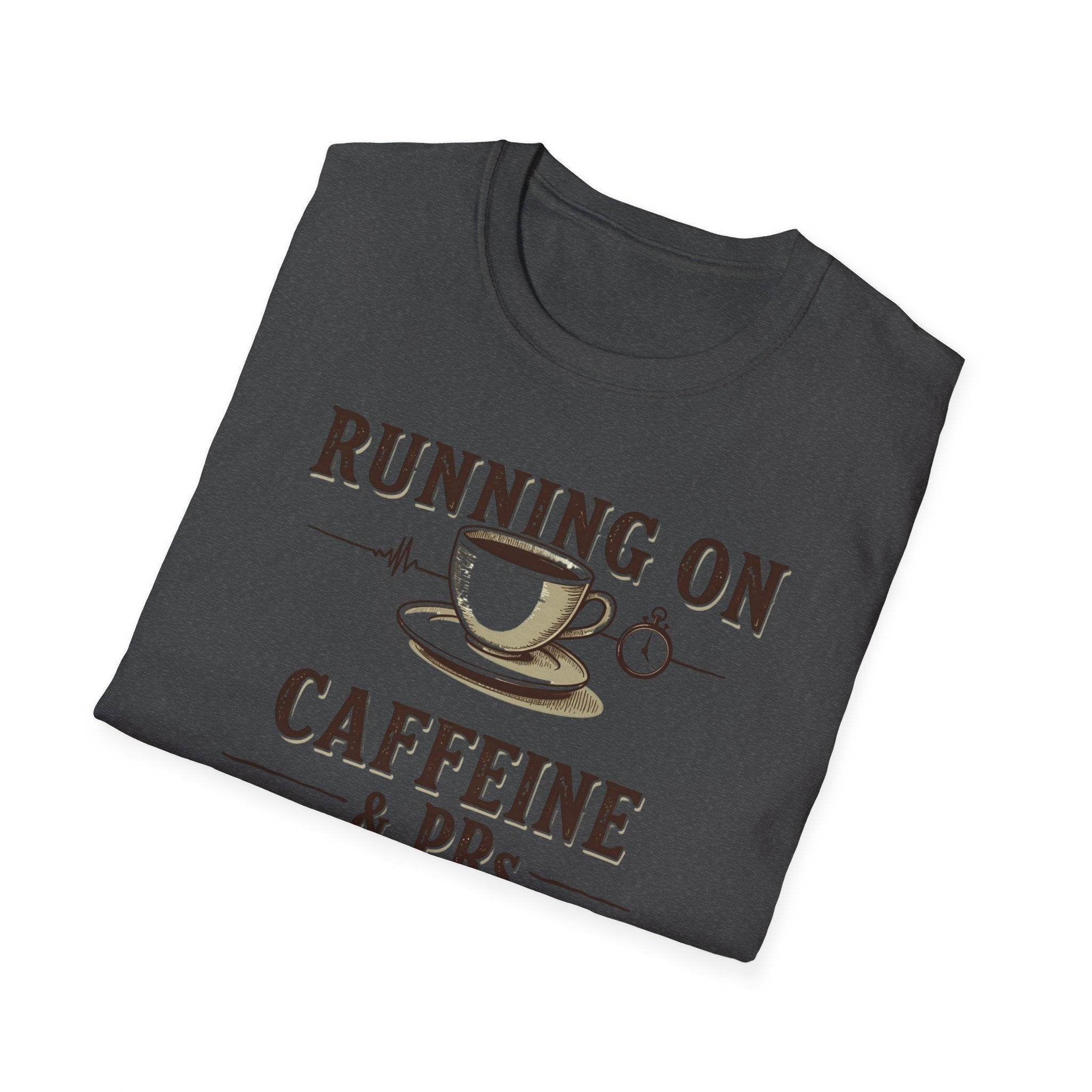 Running on Caffeine & PRs – Vintage Brew Strength T-Shirt