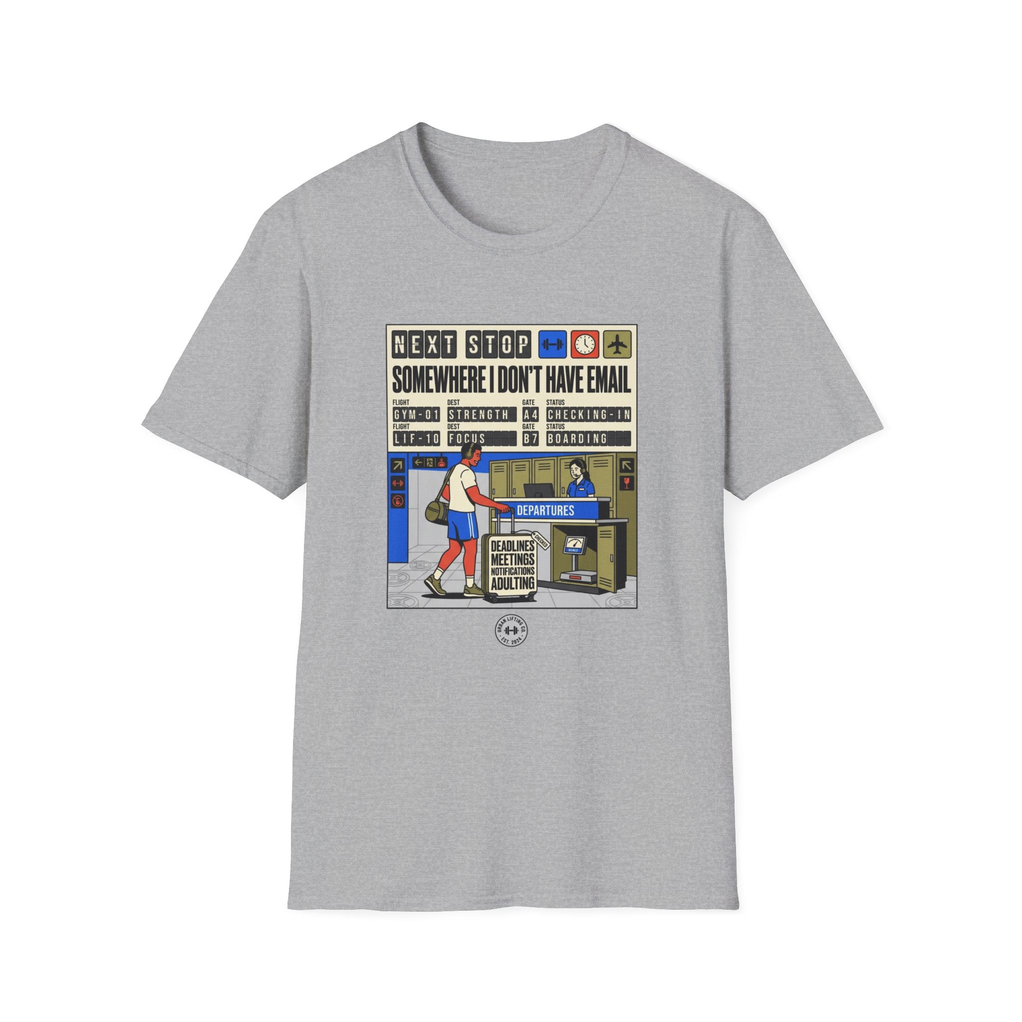 Next stop, somewhere I don't have email T-Shirt