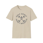 Holy Spirit. Heavy Weights. – Crossed Barbells Emblem Tshirt