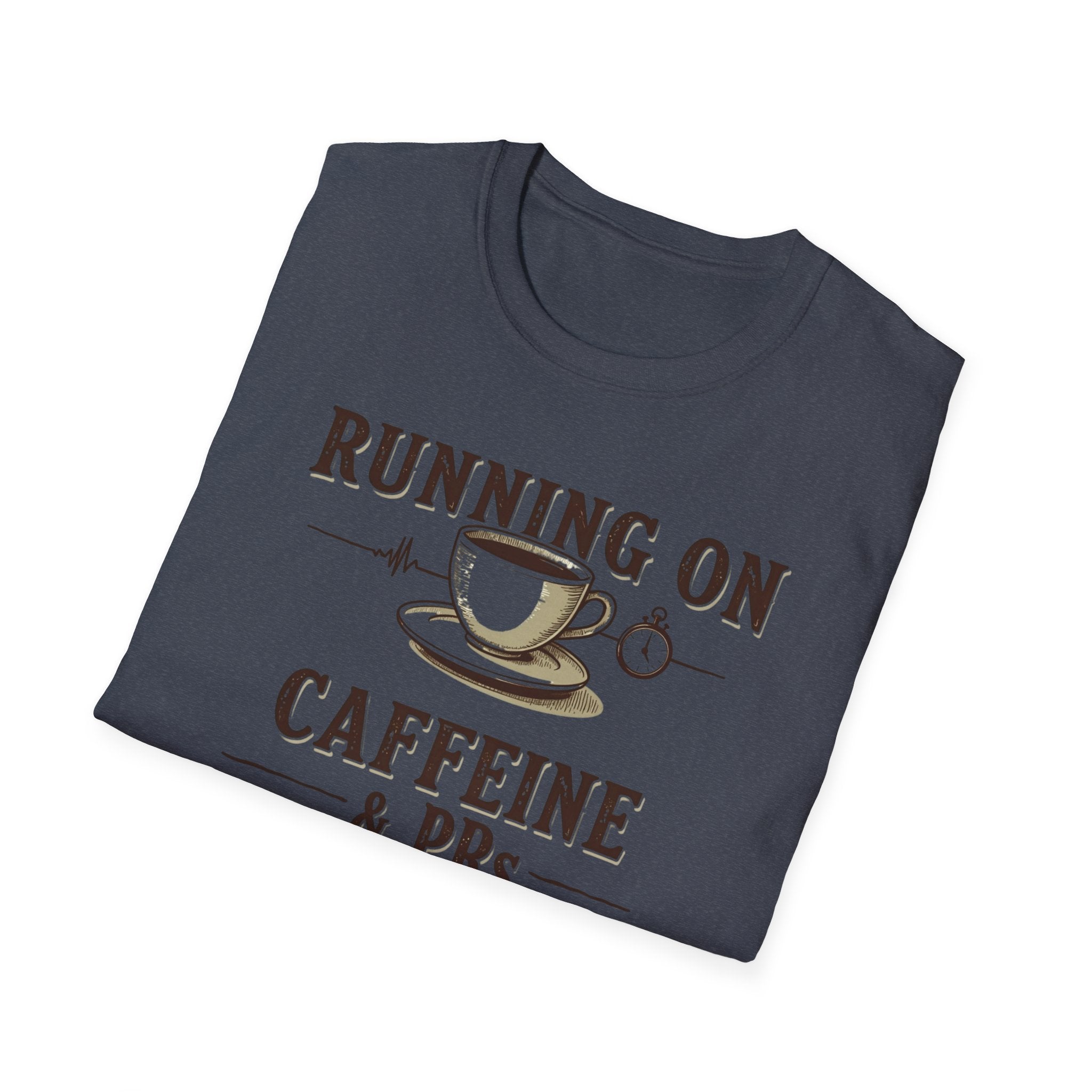 Running on Caffeine & PRs – Vintage Brew Strength T-Shirt