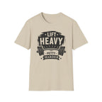 Lift Heavy, Petty Harder (Vintage Crest Edition) T-Shirt