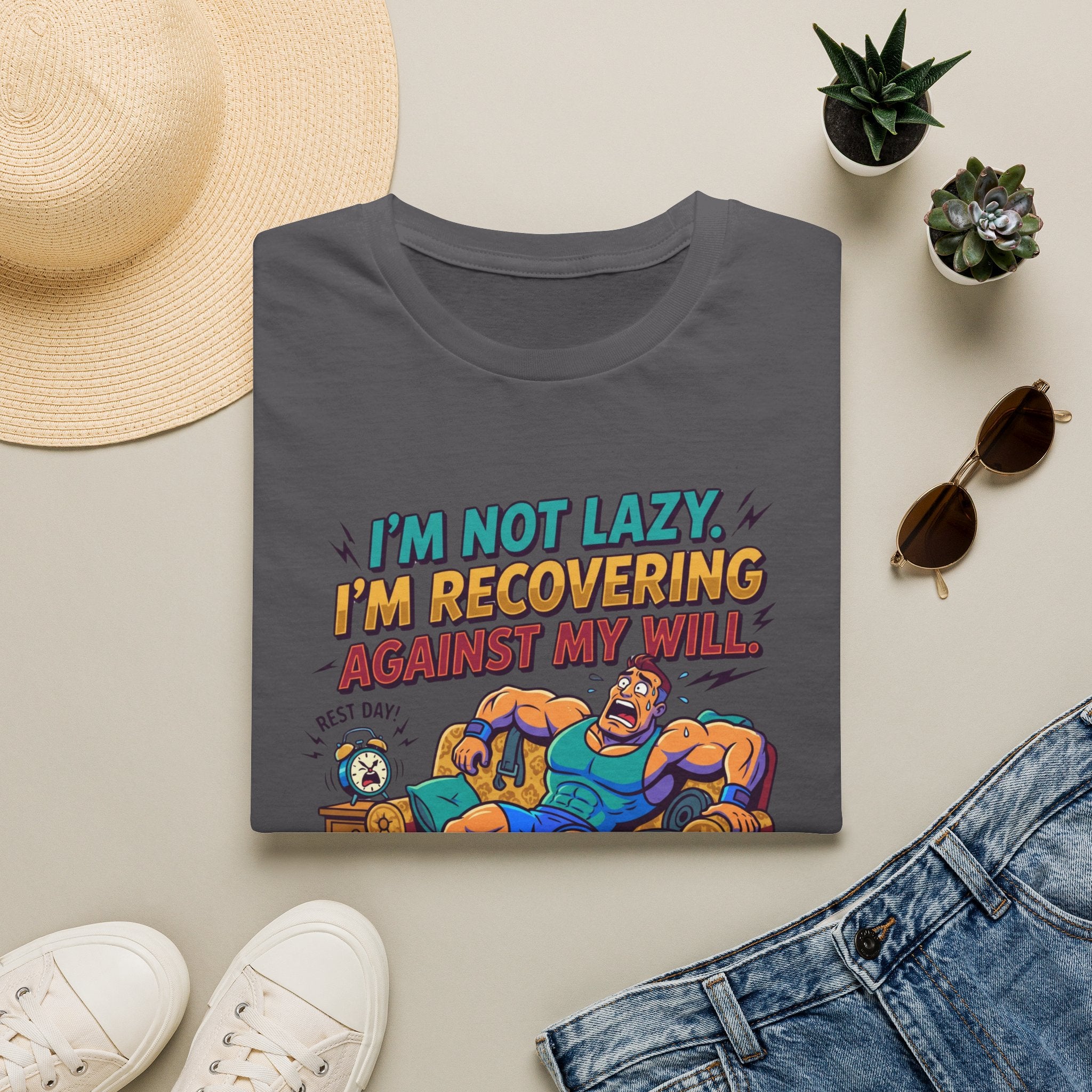 Not Lazy - Recovering against will T-Shirt
