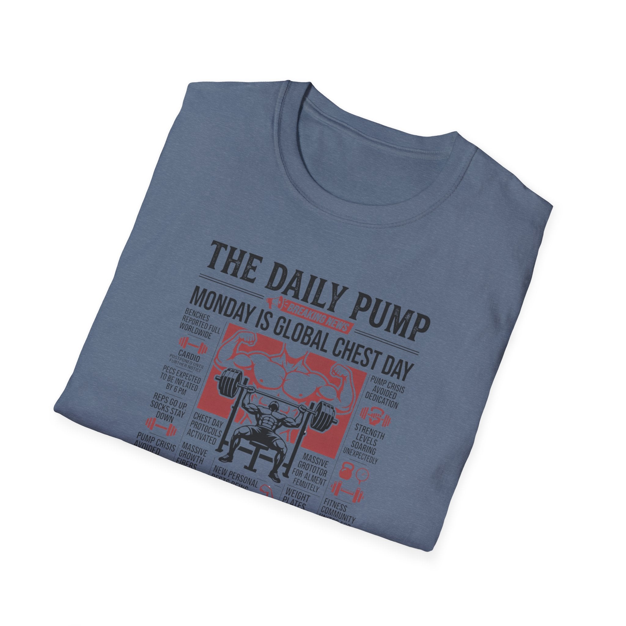 Monday is Global chest day - Breaking news T-Shirt