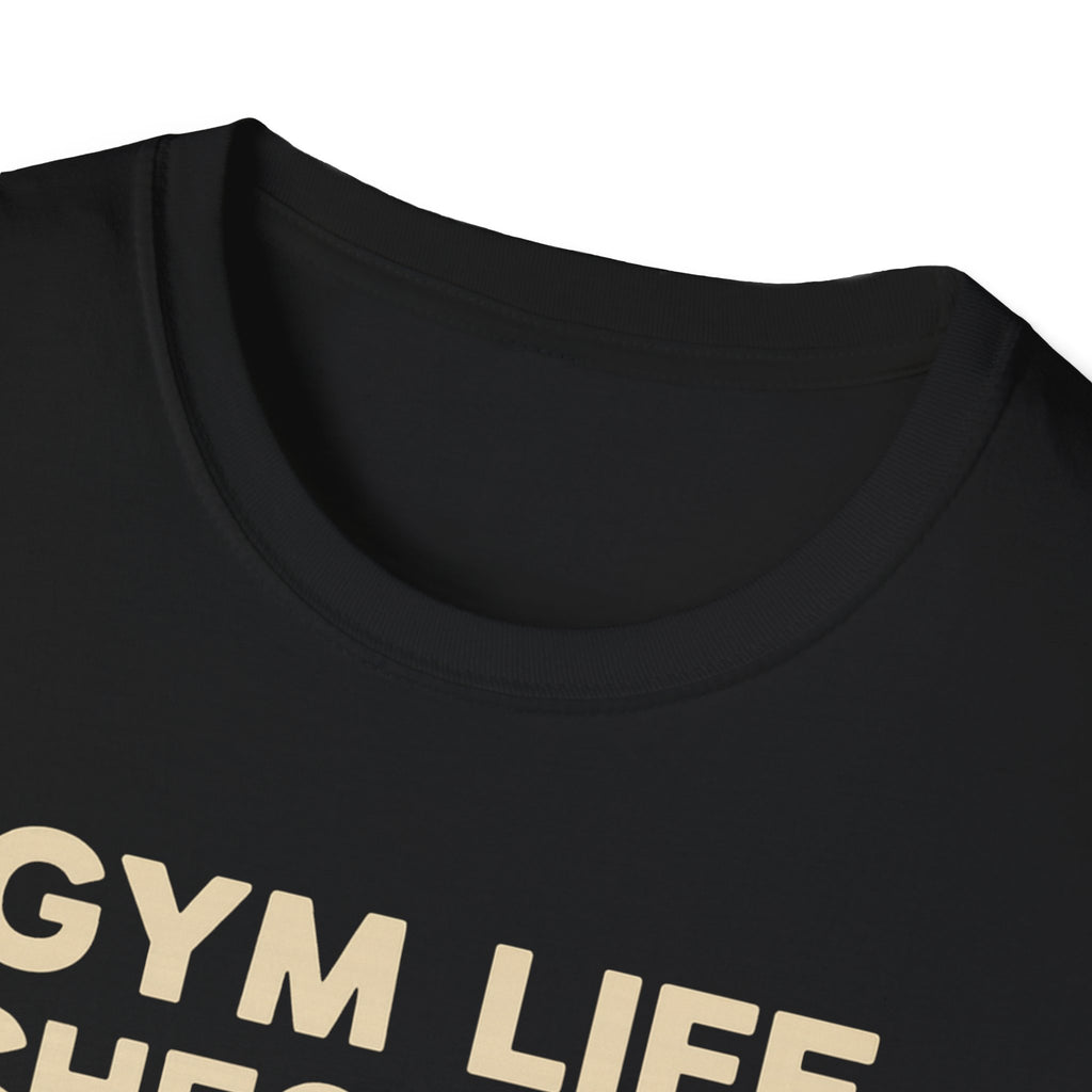 Gym Life Checklist – Satirical Edition T-Shirt