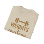 Weights > Equations – Glow Mode Edition T-Shirt