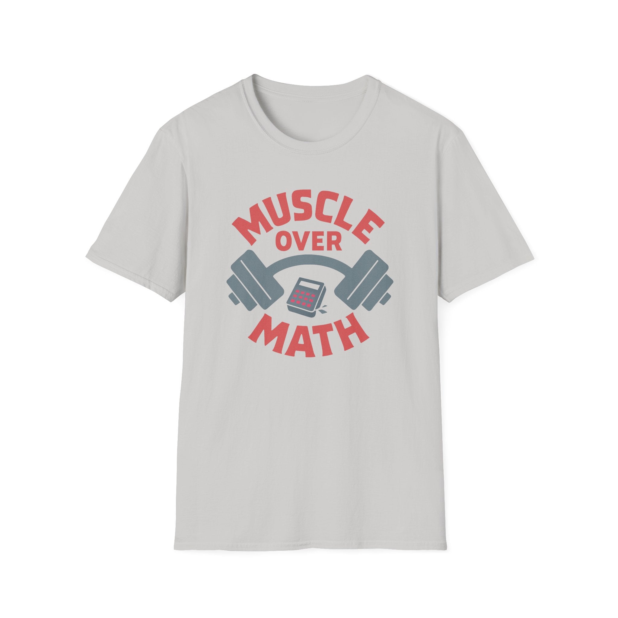 Muscle Over Math – Barbell Crunch Edition T-Shirt