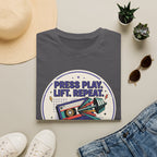 Press play. Lift. Repeat T-Shirt