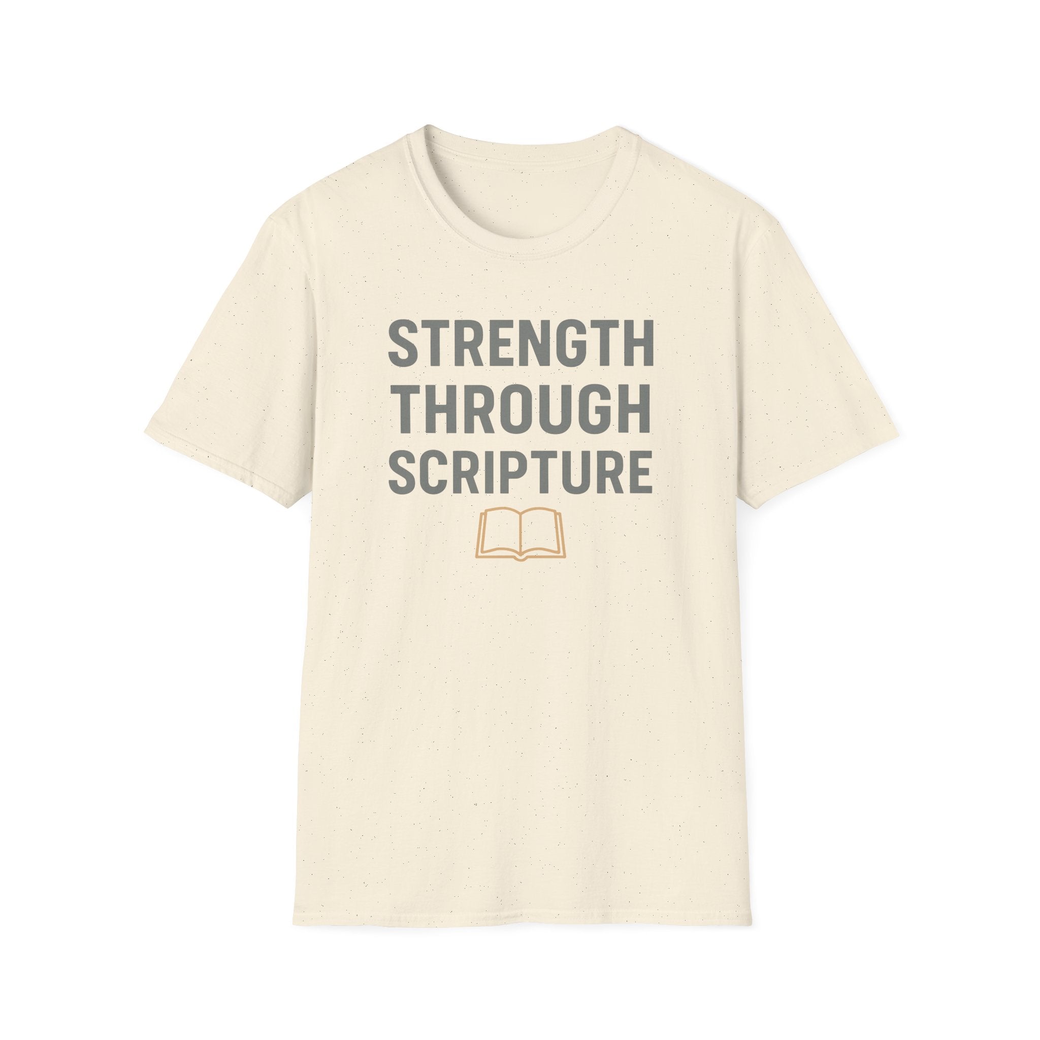 Strength Through Scripture – Bold Faith & Fitness Statement Tshirt
