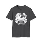 Lift Heavy, Petty Harder (Vintage Crest Edition) T-Shirt