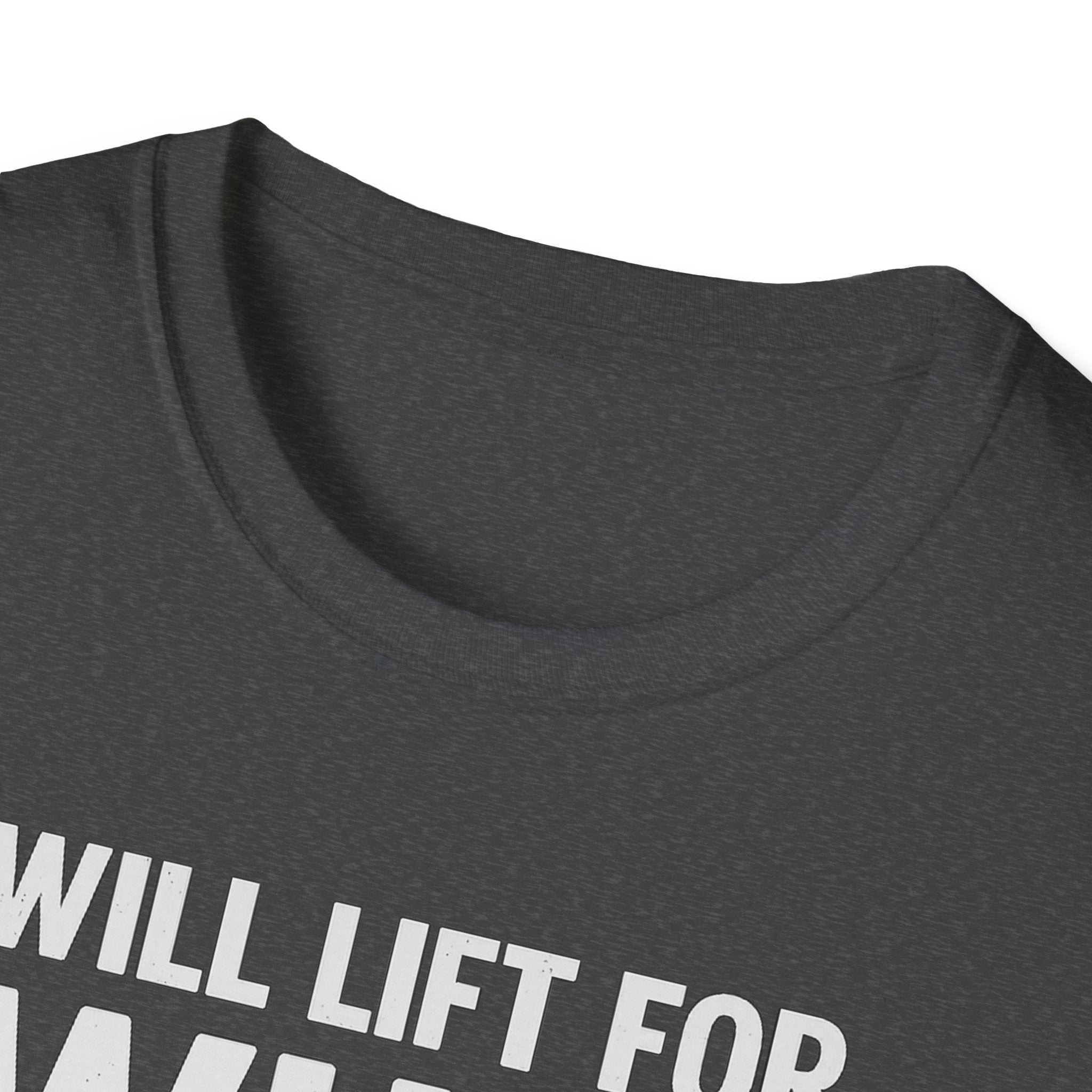Will Lift for Whey – Barbell Edition T-Shirt