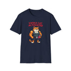 Swole Cat Activated – Pre-Workout Pouncer Edition T-Shirt