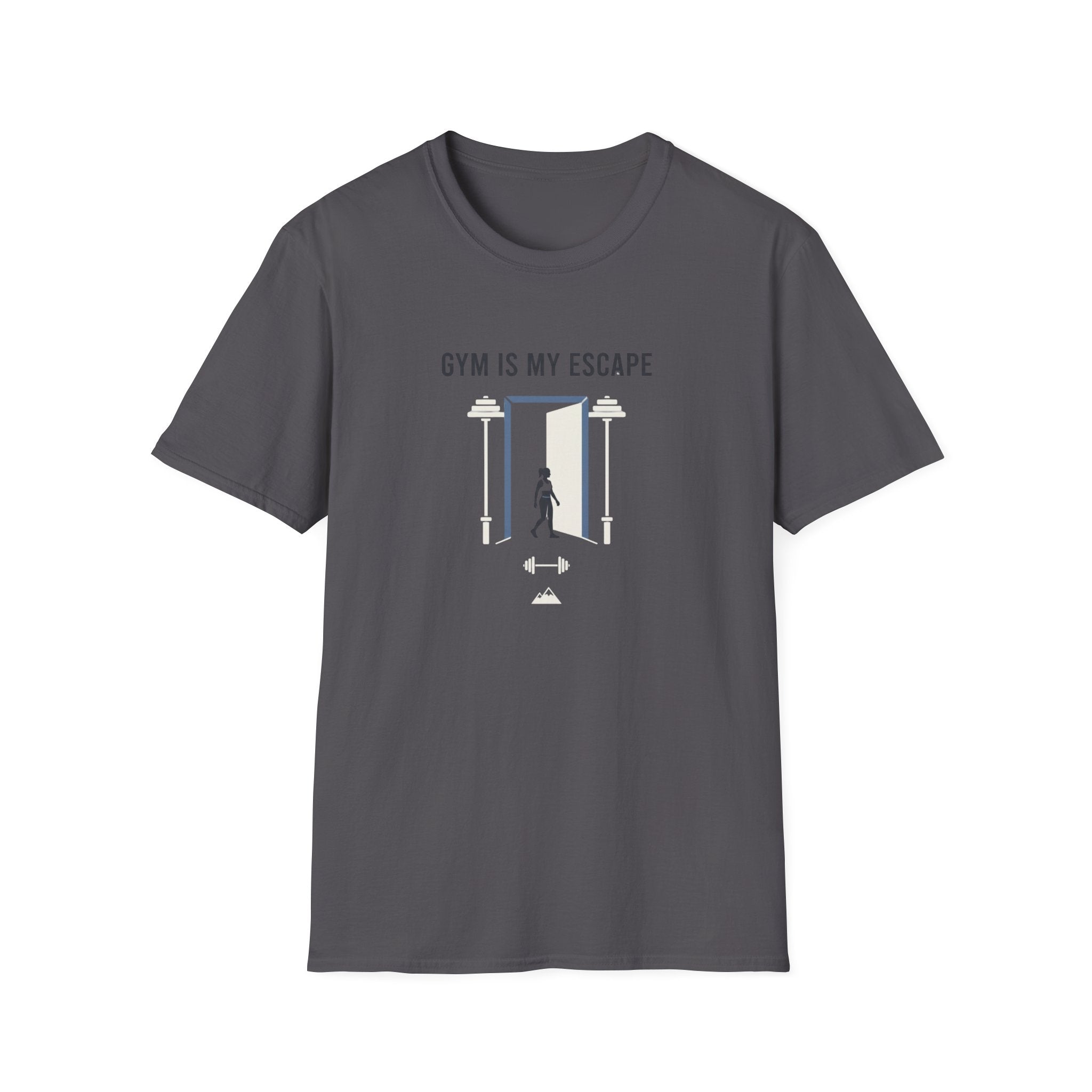Gym is my escape - Minimalistic T-Shirt