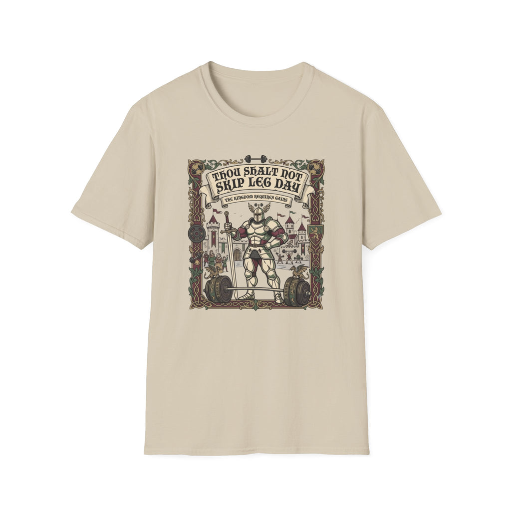 Thou Shalt not skip leg day T-Shirt