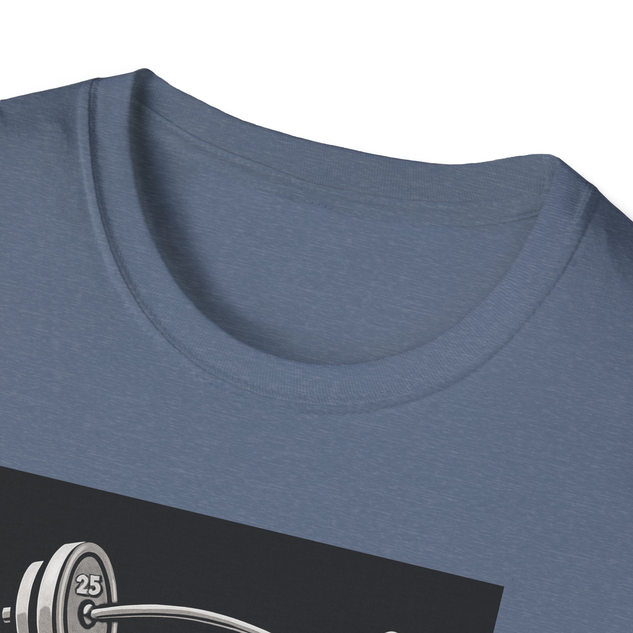 Barbell Math Is Hard – Confused Emoji Gym Tee T-Shirt