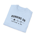 Running on Caffeine & PRs – Minimal Strength Mode T-Shirt