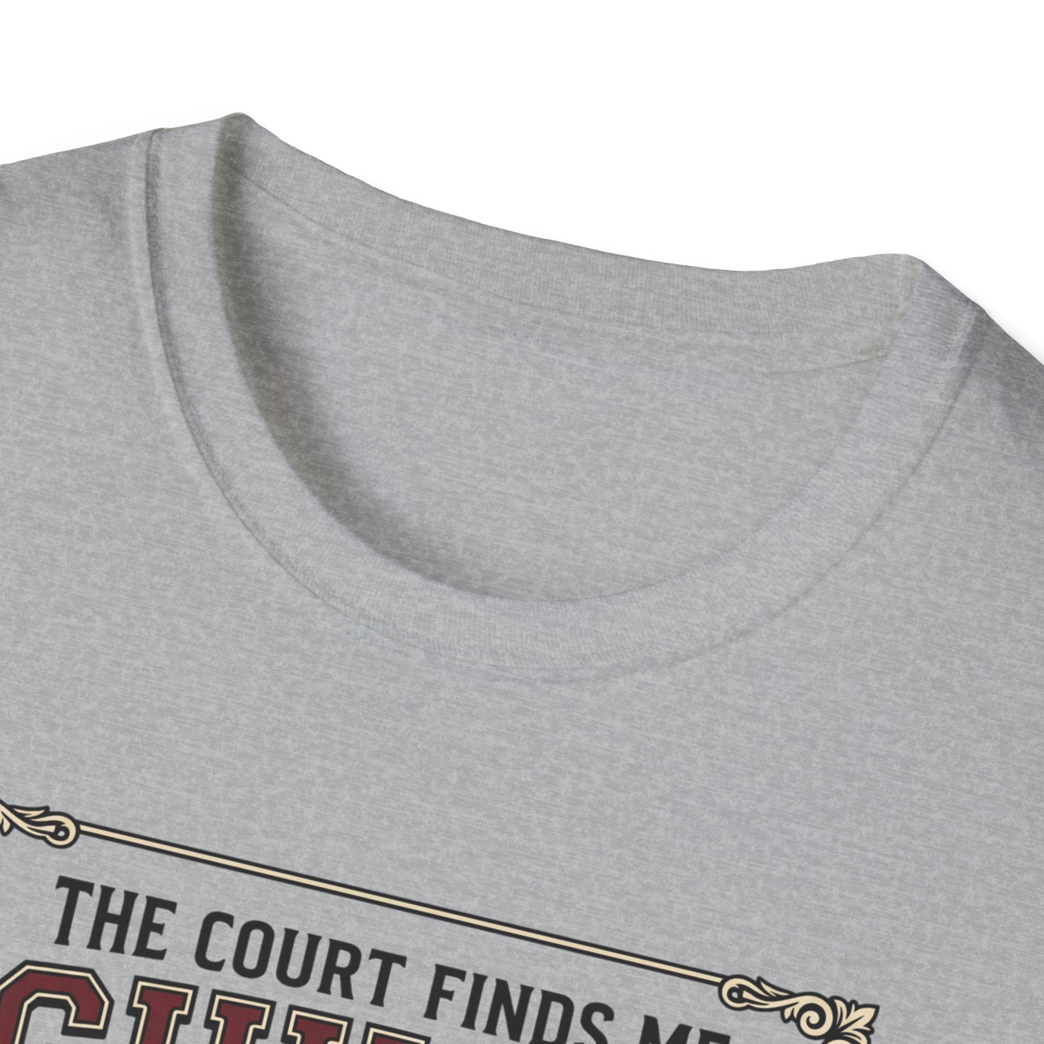 The court finds me guilty of great workout T-Shirt