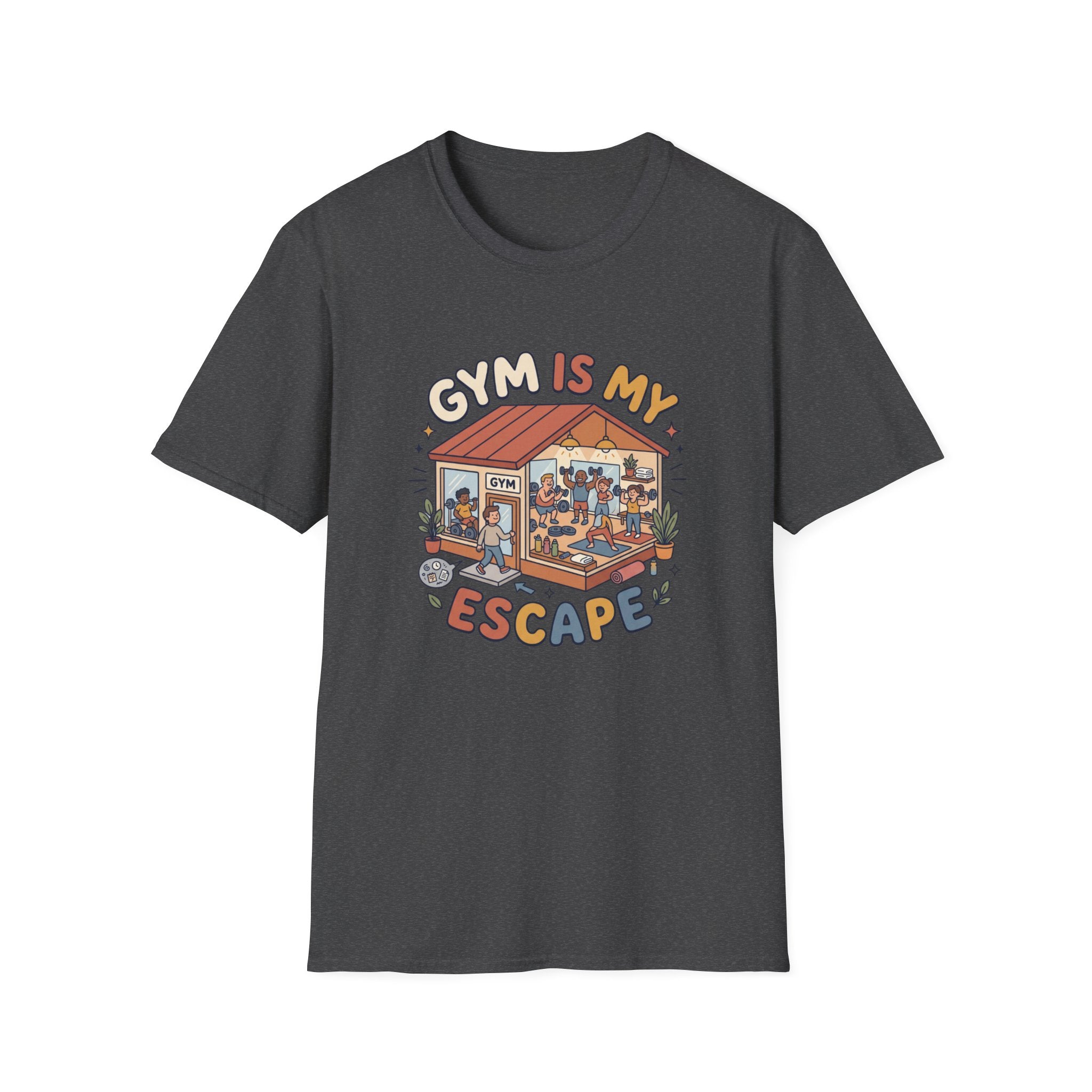Gym is my escape - Warm T-Shirt