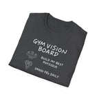 Gym Vision Board – Neon Goals Edition T-Shirt