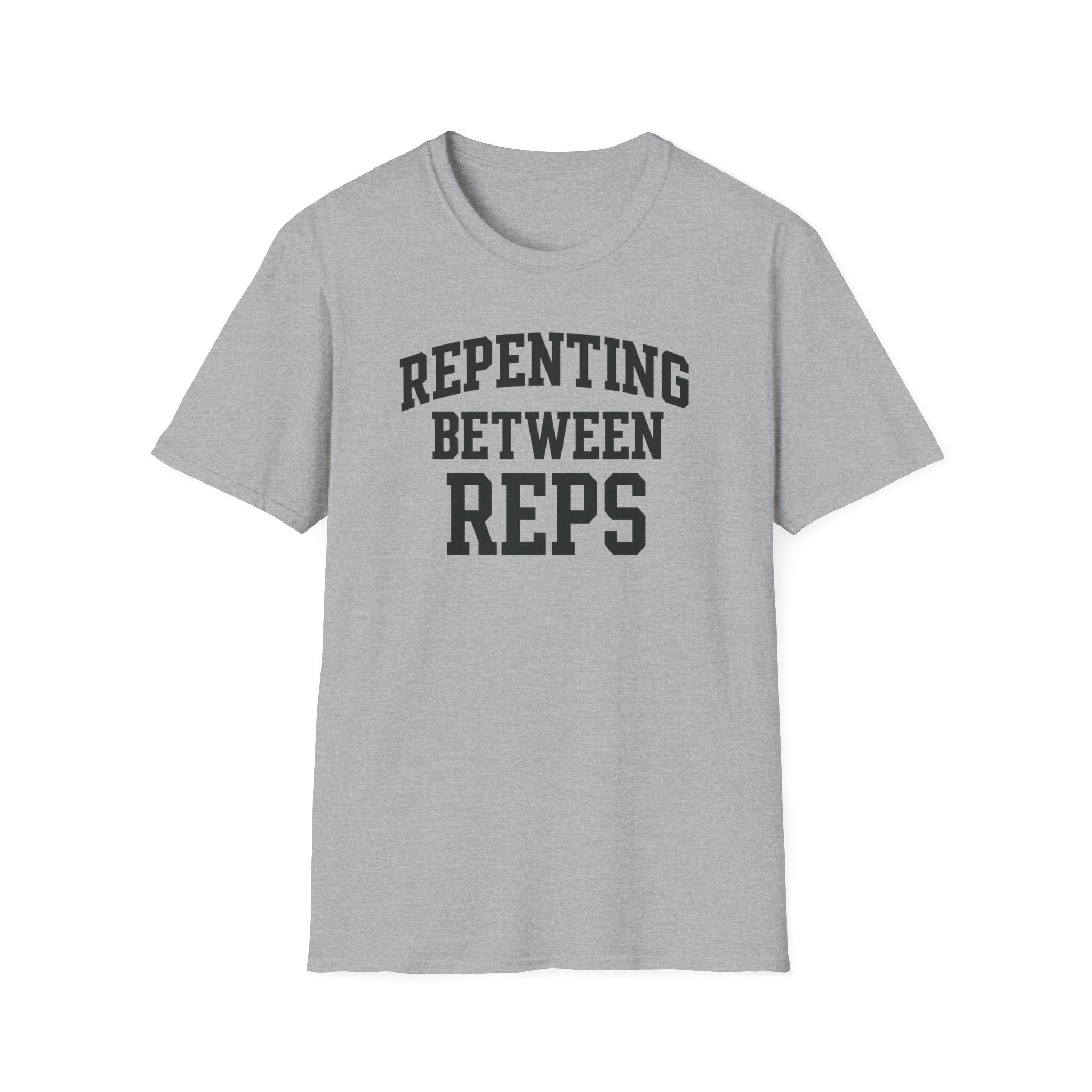 Repenting Between Reps – Bold Faith & Fitness  Tshirt