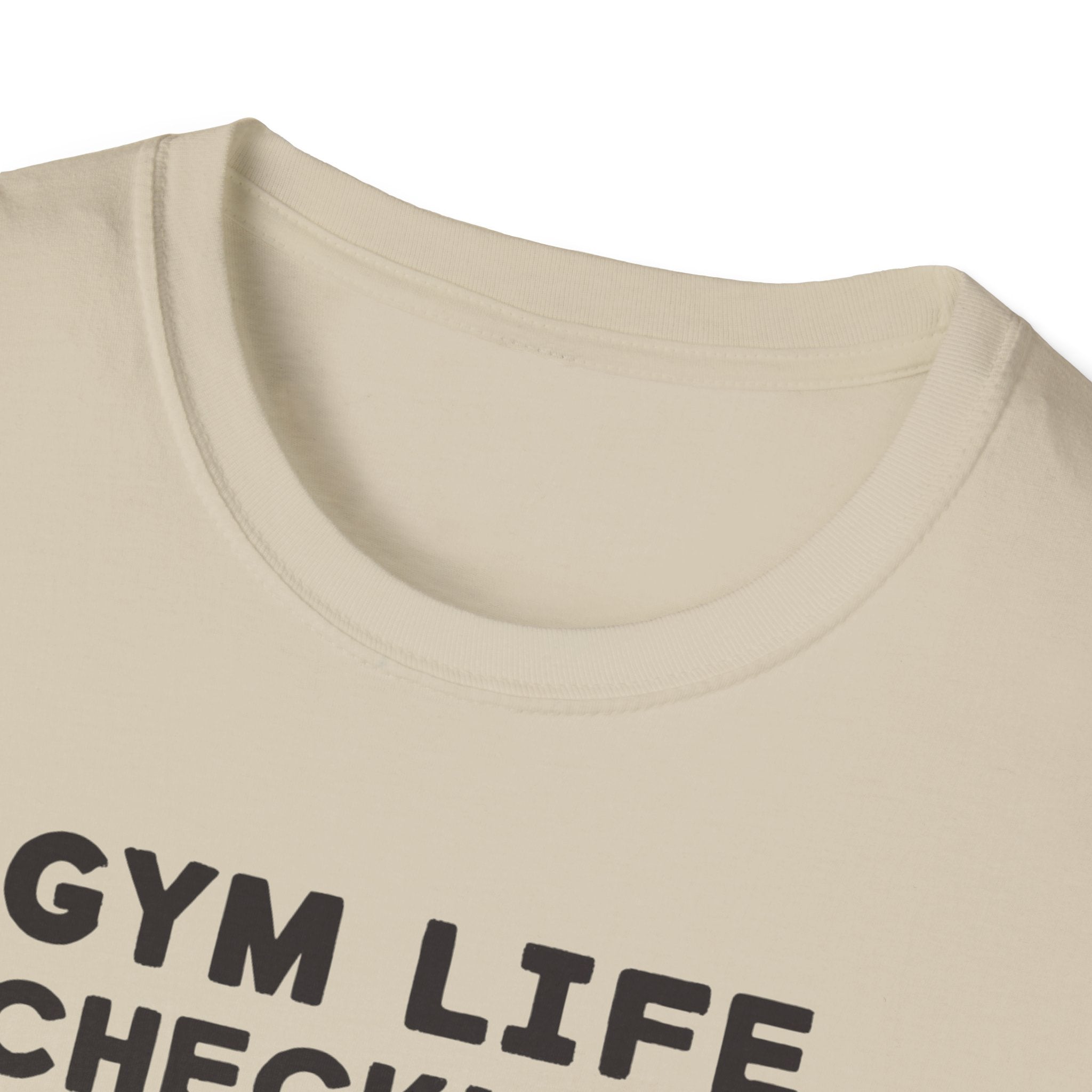 Gym Life Checklist – Satirical Edition T-Shirt