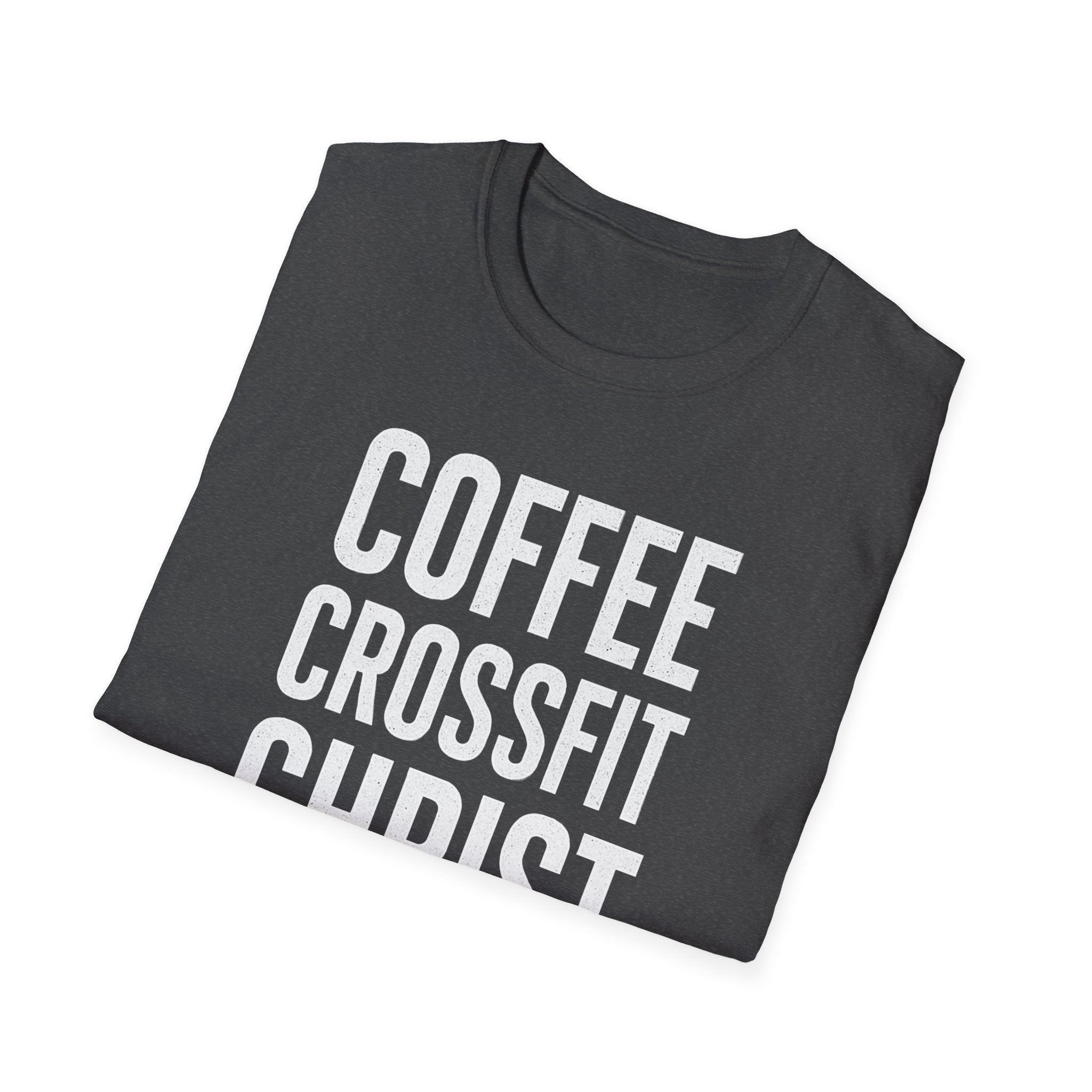 Coffee. CrossFit. Christ. – Bold Faith & Fitness Tshirt