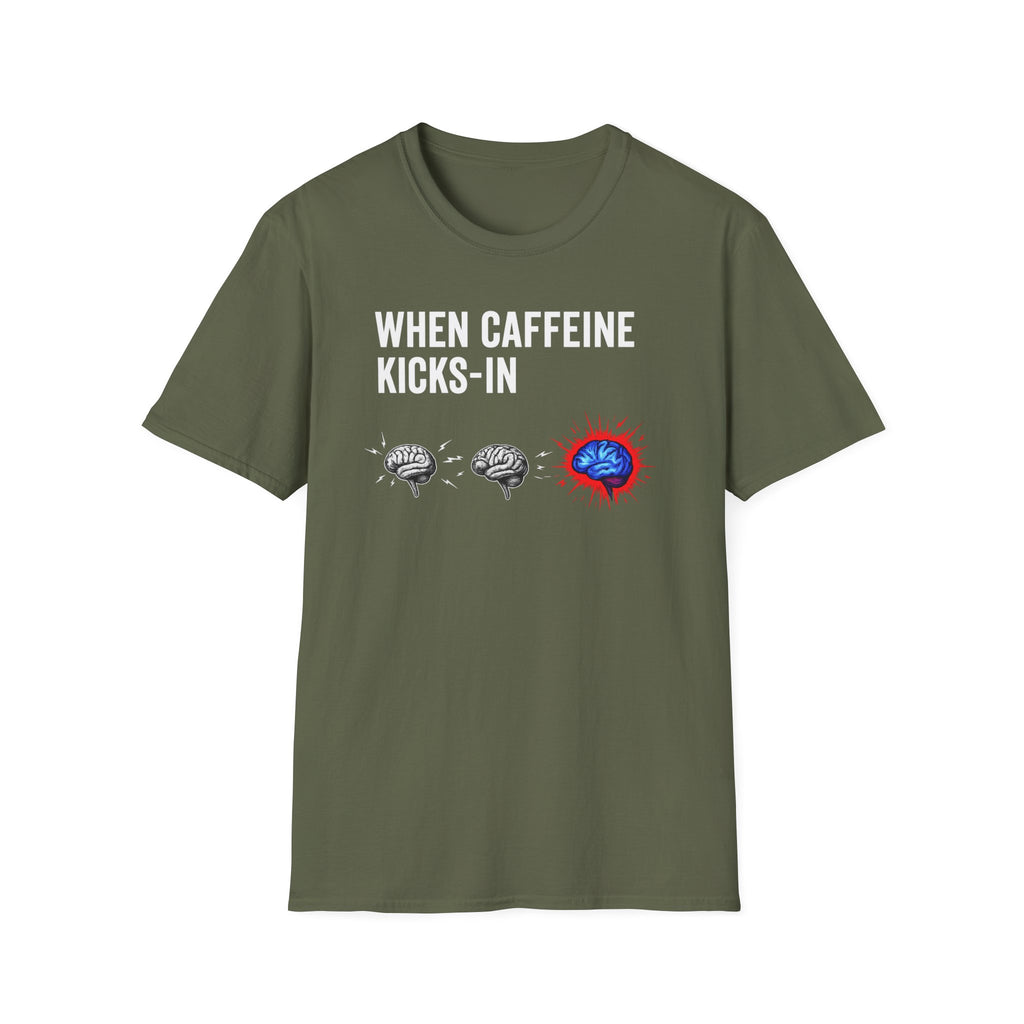 When Caffeine Kicks In – Brainstorm Mode Engaged T-Shirt