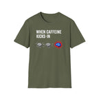 When Caffeine Kicks In – Brainstorm Mode Engaged T-Shirt
