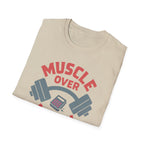 Muscle Over Math – Barbell Crunch Edition T-Shirt