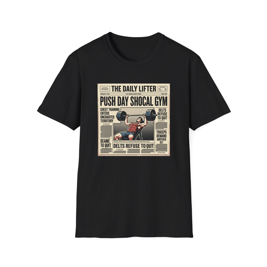 Push day newspaper style T-Shirt