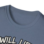 Will Lift for Whey – Monochrome Barbell Edition T-Shirt