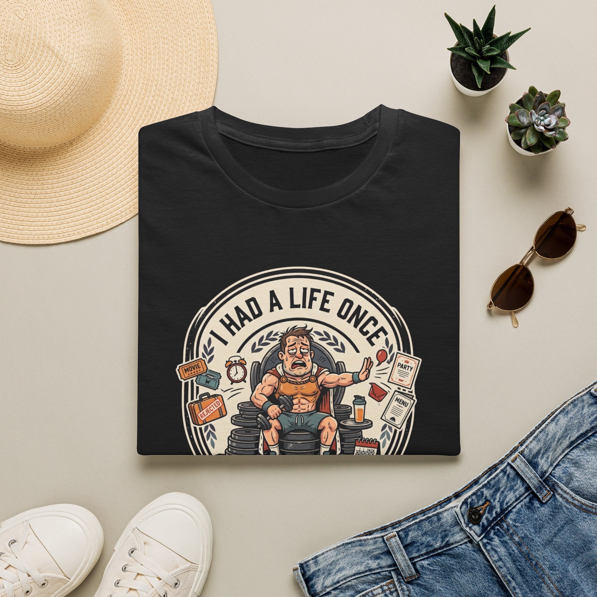 Had a life once, then I joined gym T-Shirt