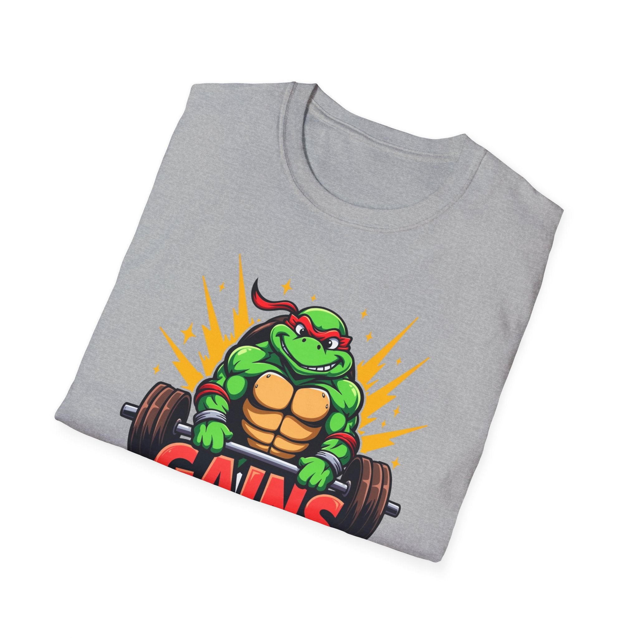 Hard-Shelled Gains – Turtle Power Edition T-Shirt