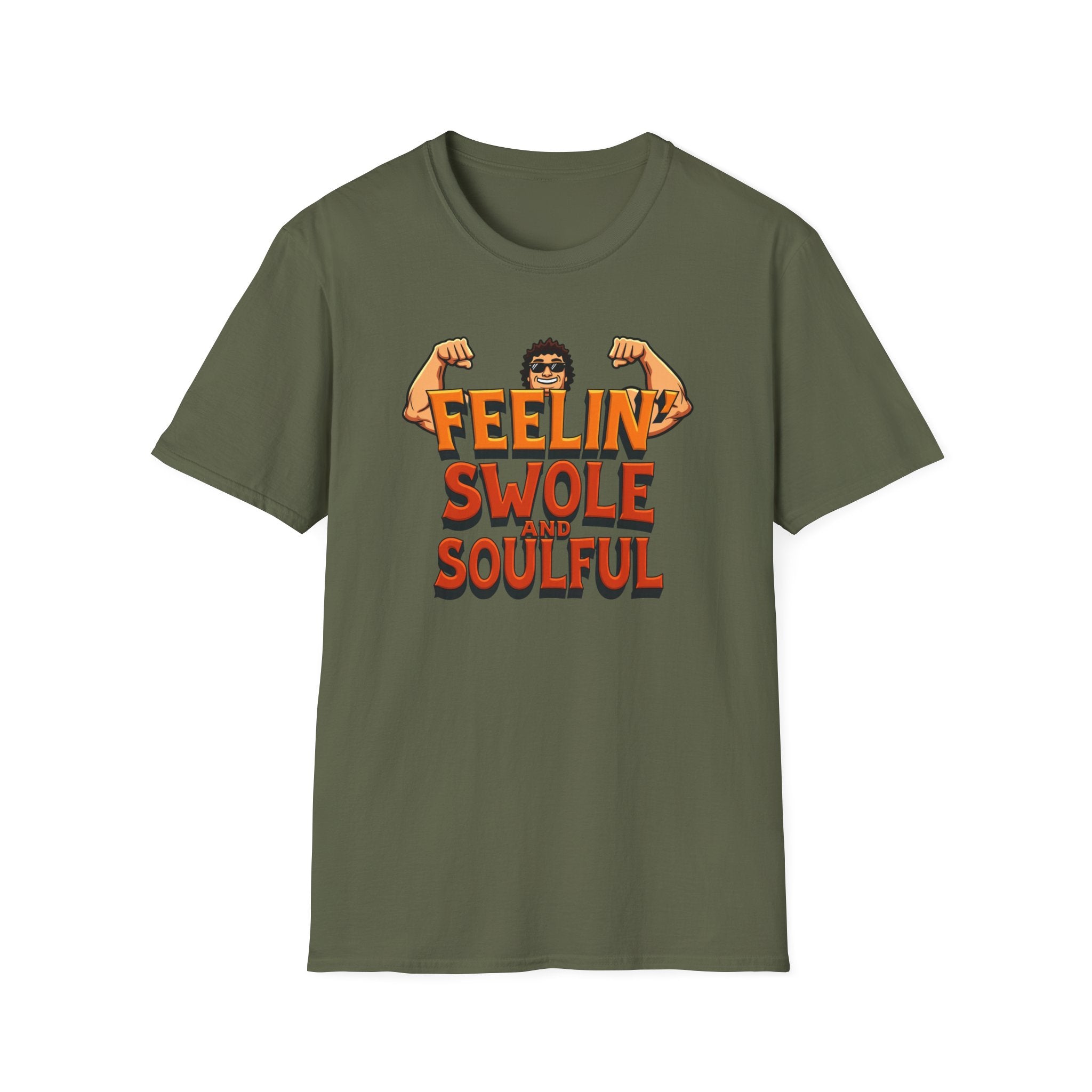 Feelin’ Swole and Soulful – Classic Pump Edition T-Shirt