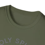 Holy Spirit. Heavy Weights. – Crossed Barbells Emblem Tshirt