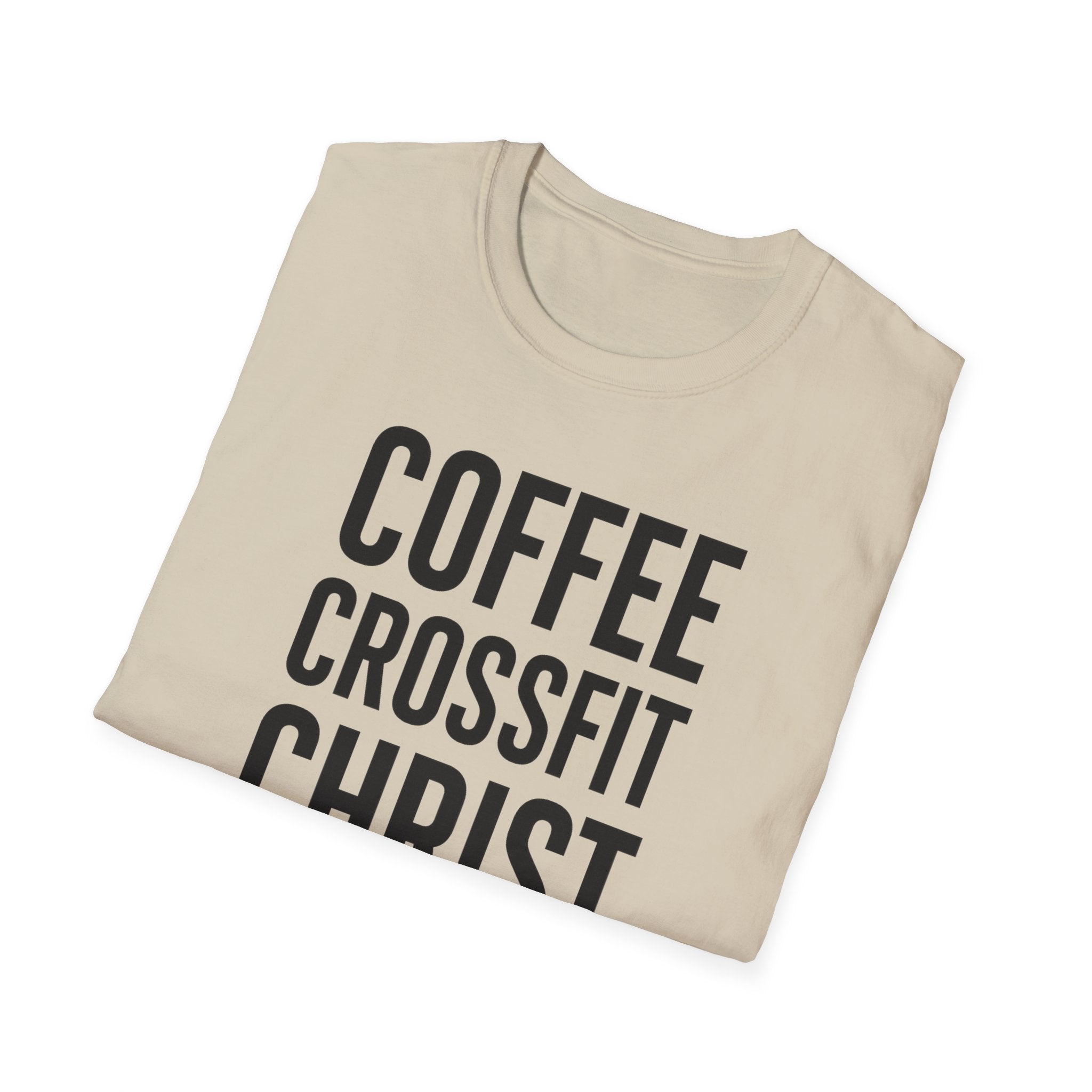 Coffee. CrossFit. Christ. – Bold Faith & Fitness Tshirt