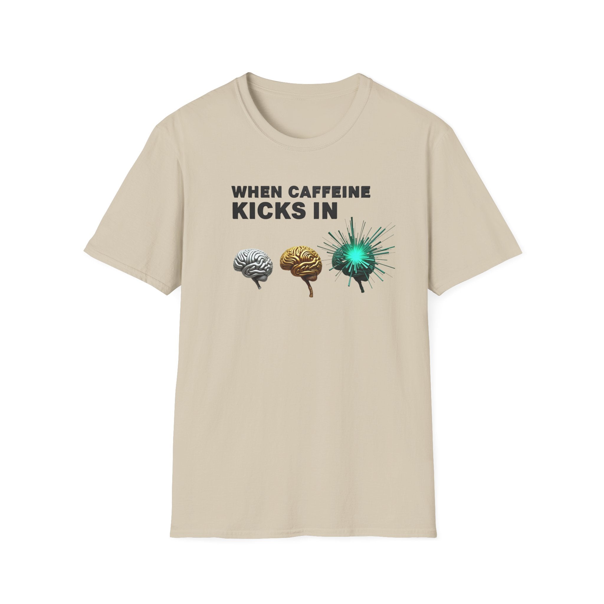 When Caffeine Kicks In – Brain Upgrade Sequence T-Shirt