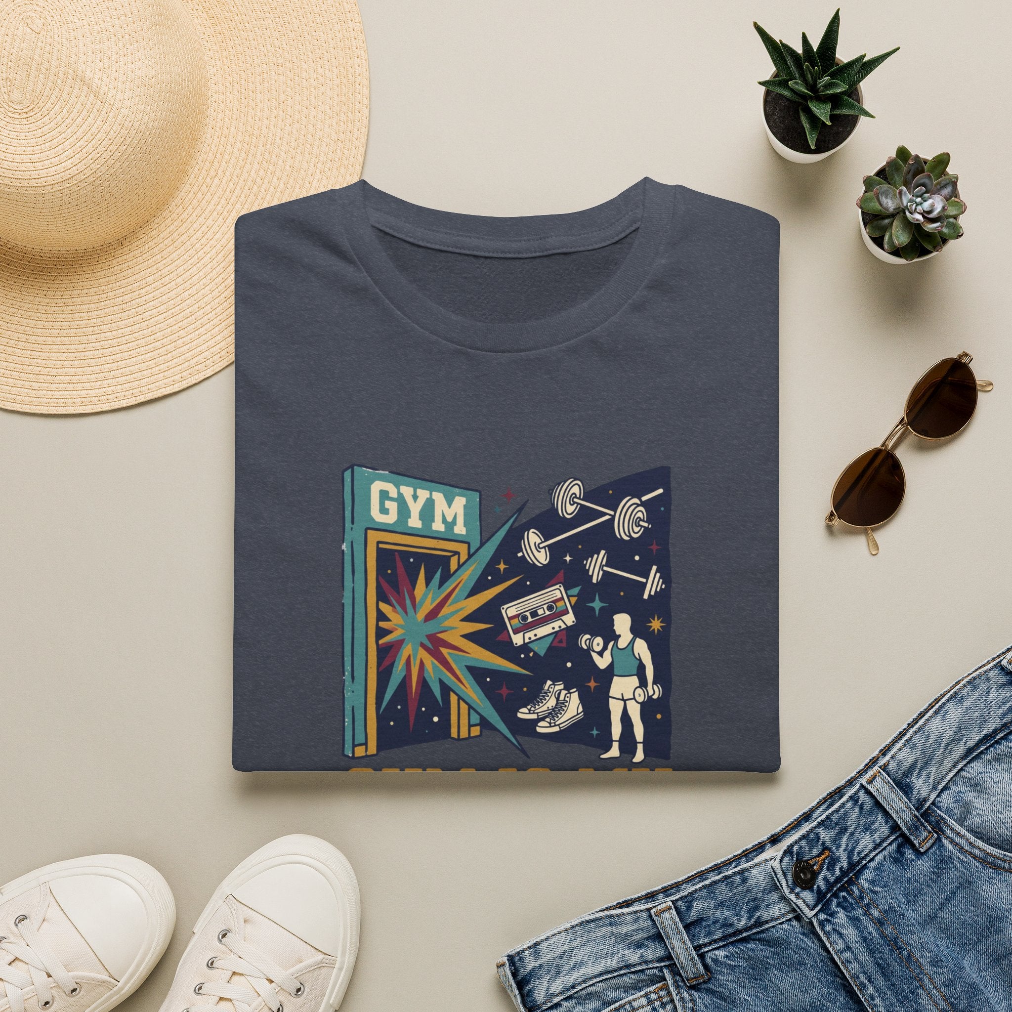 Gym is my escape - colorful T-Shirt