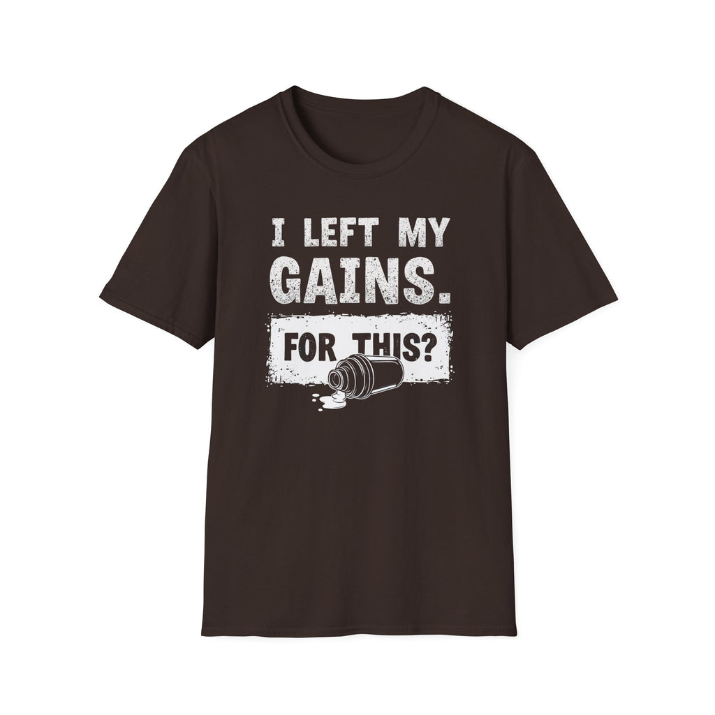 I Left My Gains for This? (Vintage Grunge Edition) T-Shirt