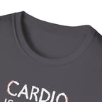 Cardio Is a Scam typo T-Shirt