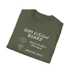 Gym Vision Board – Neon Goals Edition T-Shirt