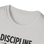 Discipline > Motivation – Barbell Edition T-Shirt