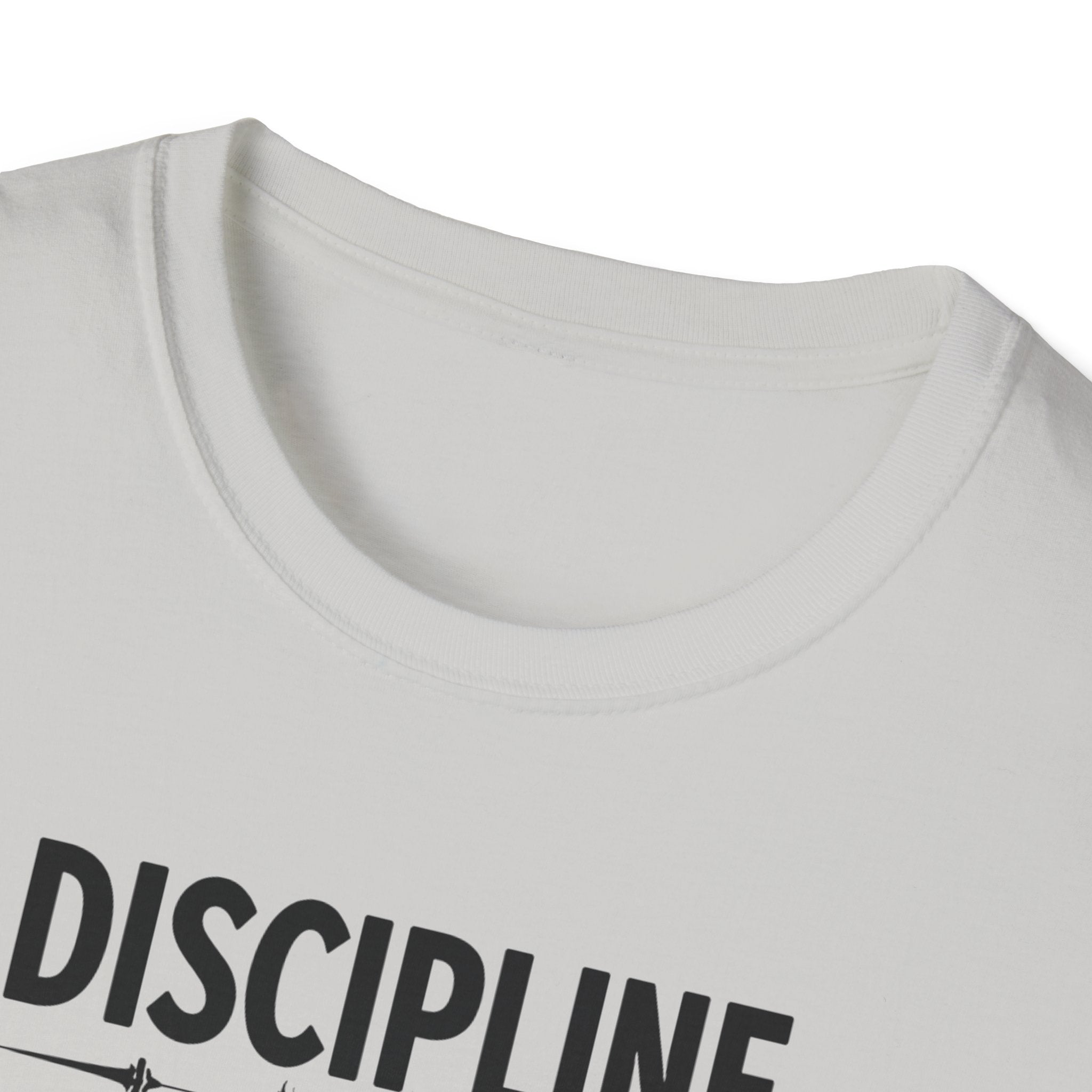Discipline > Motivation – Barbell Edition T-Shirt