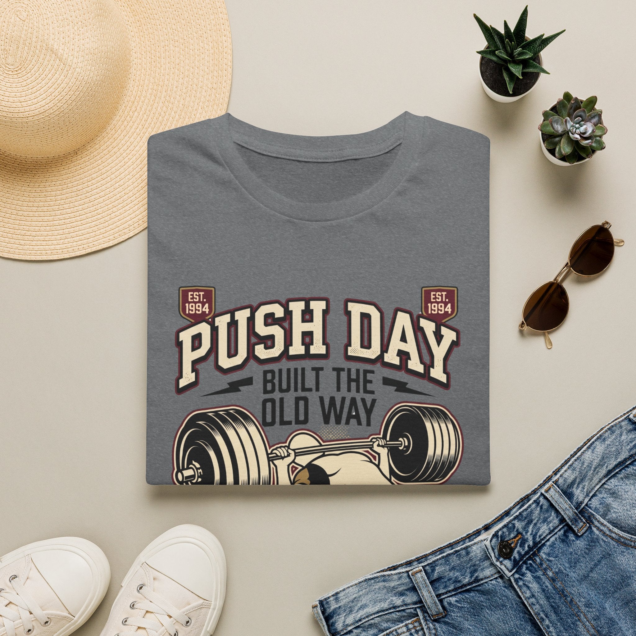 Push day - Built the old way T-Shirt