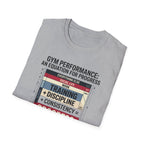 Gym Performance - An equation for progress T-Shirt