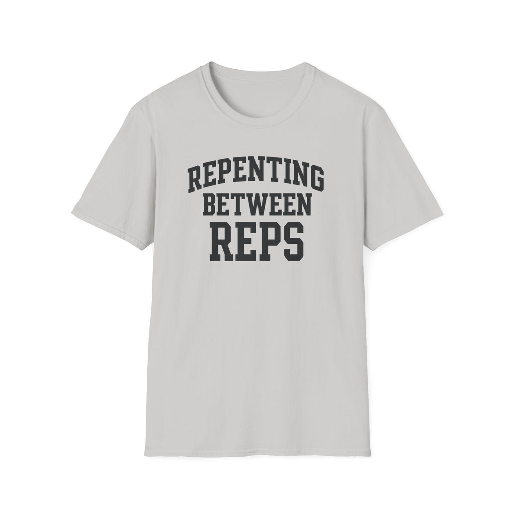 Repenting Between Reps – Bold Faith & Fitness  Tshirt