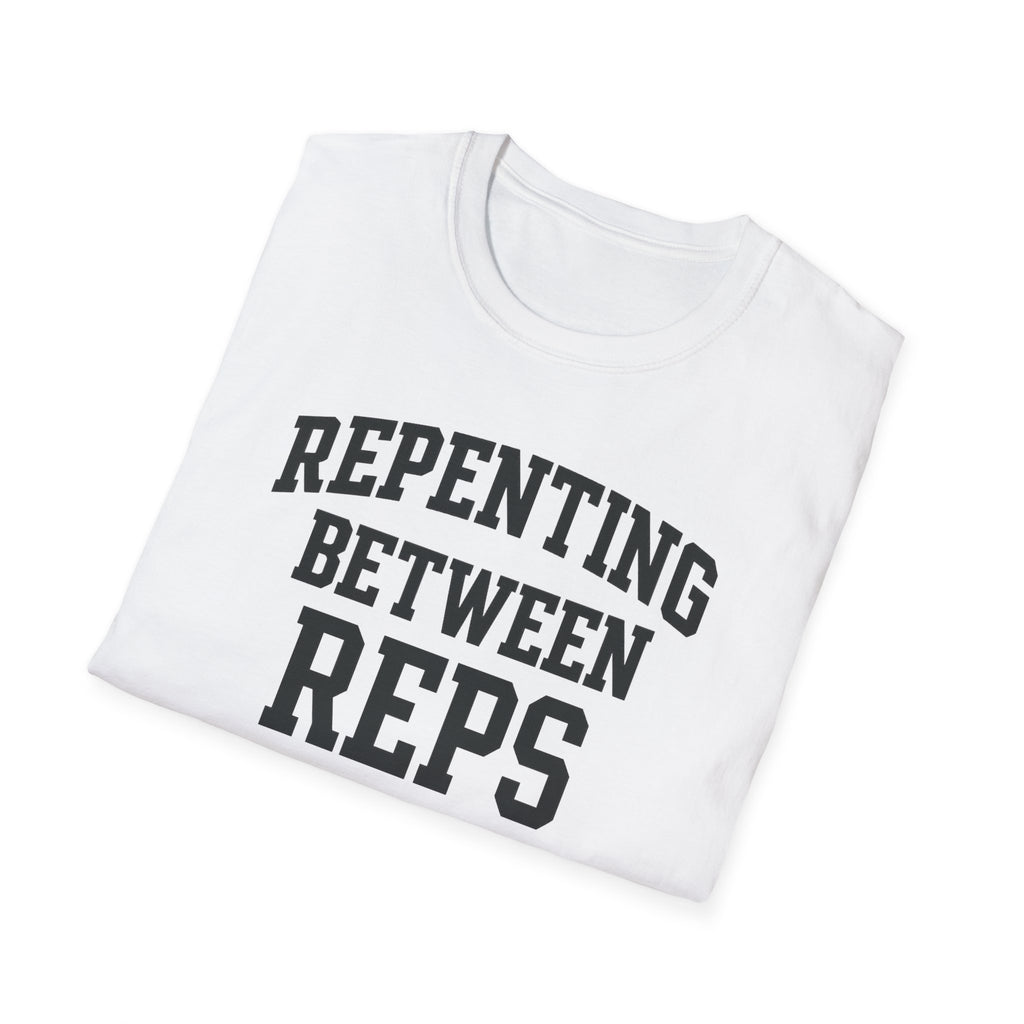 Repenting Between Reps – Bold Faith & Fitness  Tshirt